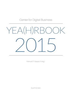 cover image of Center for Digital Business Yea(h)rbook 2015